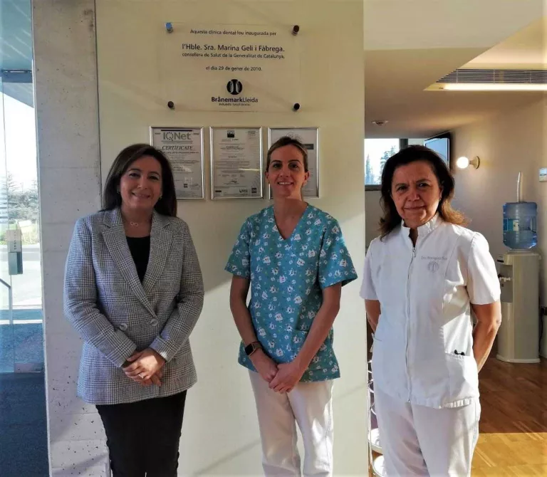 Conveni entre l'Afanoc i Branemark Lleida