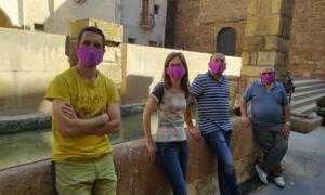 Talarn i les mascaretes contra el masclisme