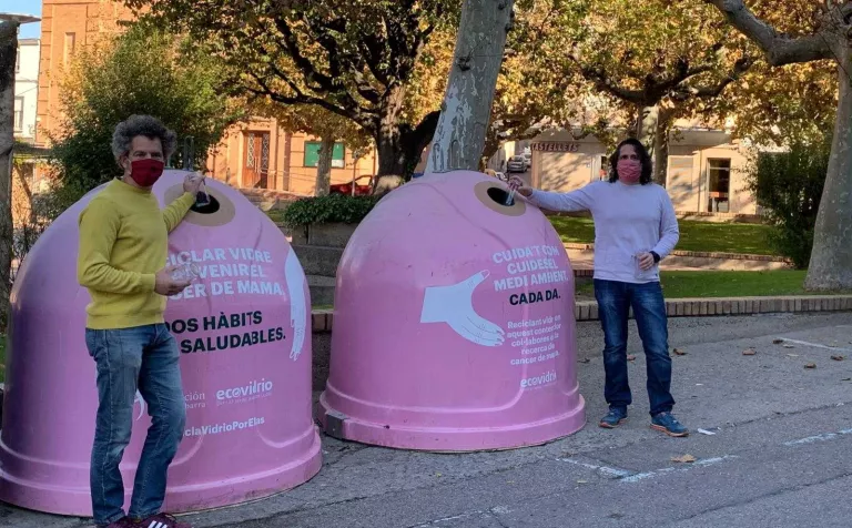 Bellpuig se suma a la campanya "Recicla vidre per elles"