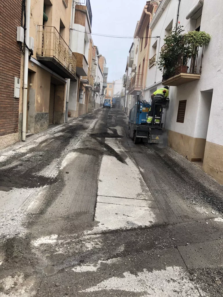 Corbins inicia les obres d'aglomerat als carrers del centre