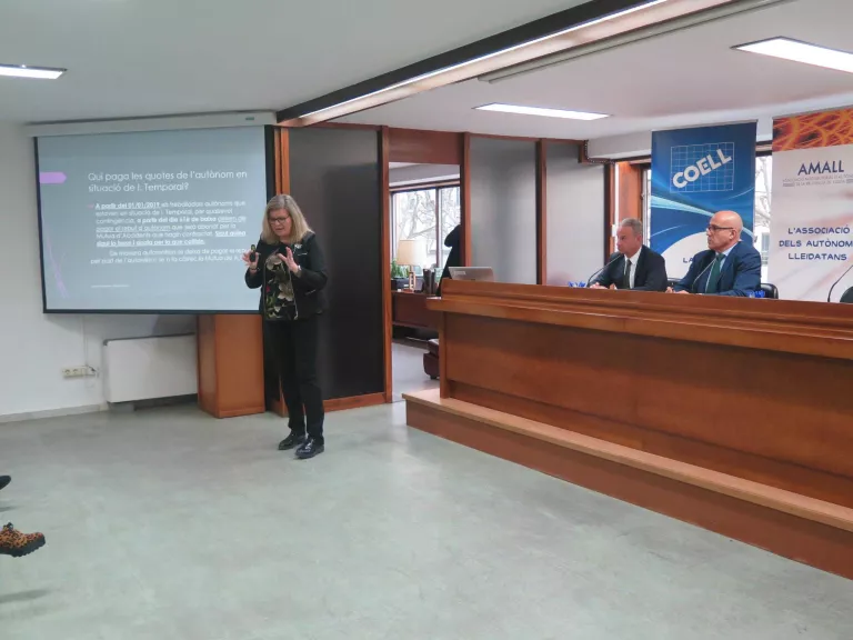 La COELL Lleida presenta la Federación Nacional de Asociaciones de Trabajadores Autónomos