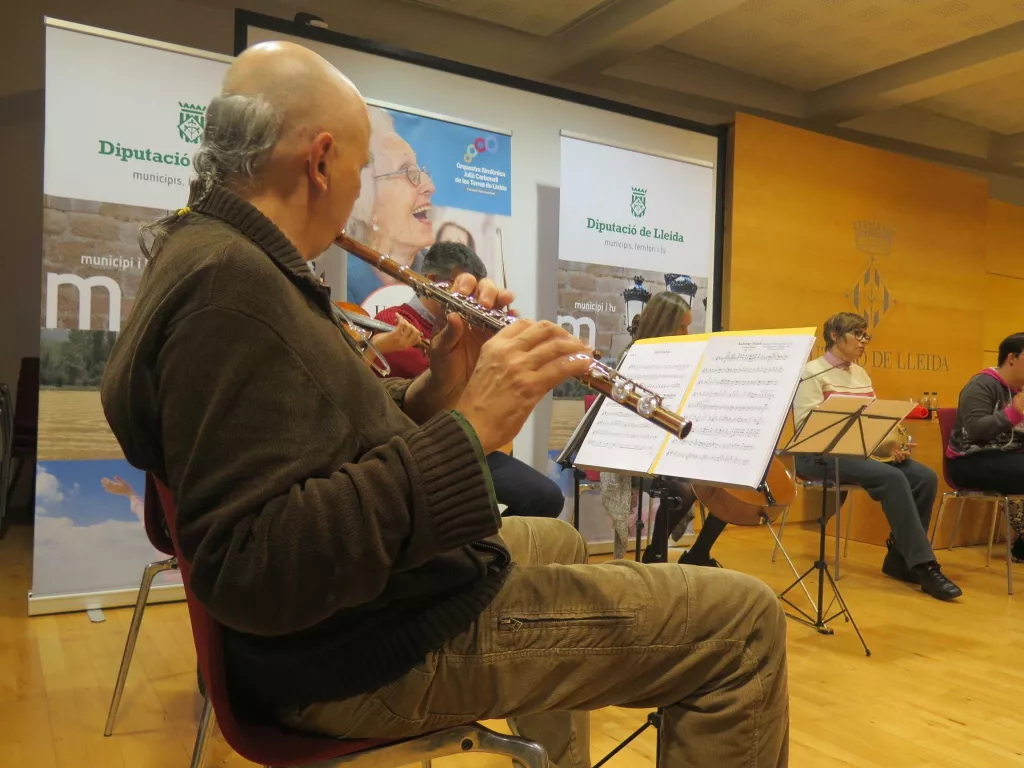 300 usuaris de 14 residències lleidatanes es beneficien de la música amb 'Un Matí d'Orquestra'