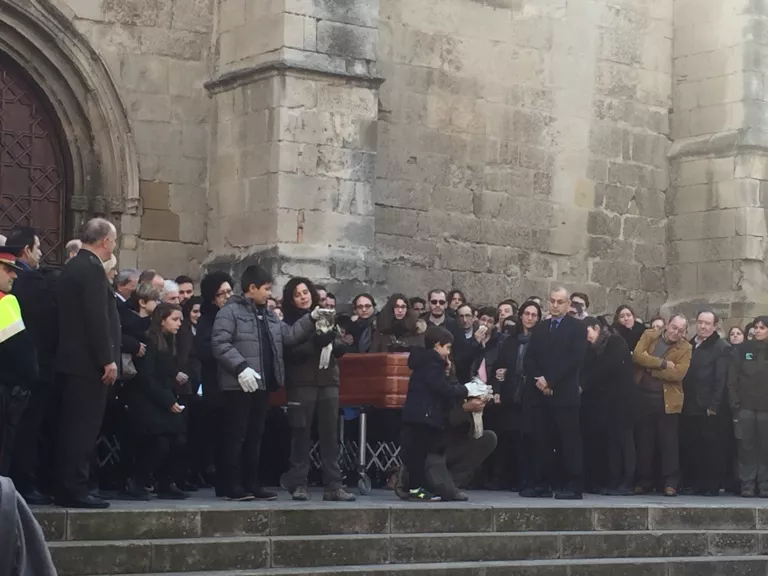 Emotiu funeral a Sant Llorenç pels dos agents rurals morts a Aspa