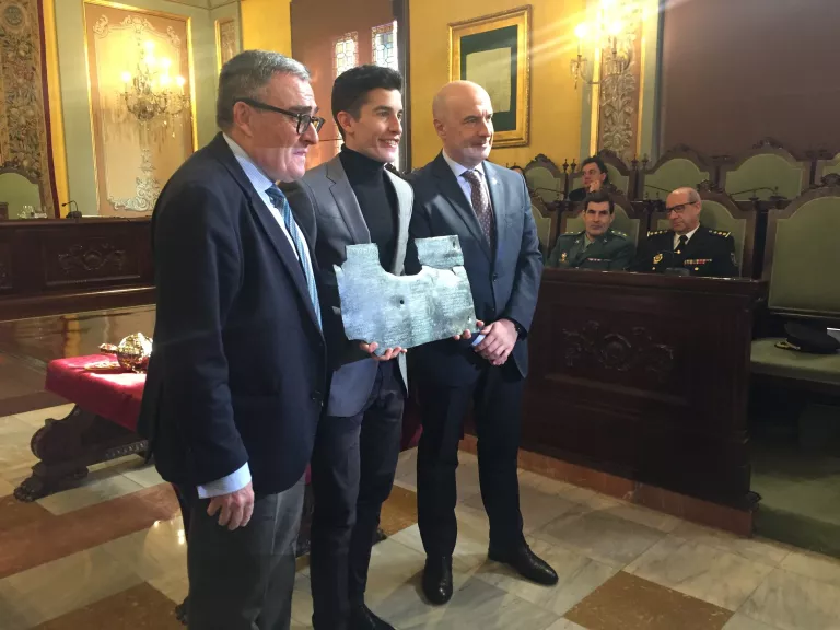 Marc Màrquez rep el premi Internacional Ciutat de Lleida