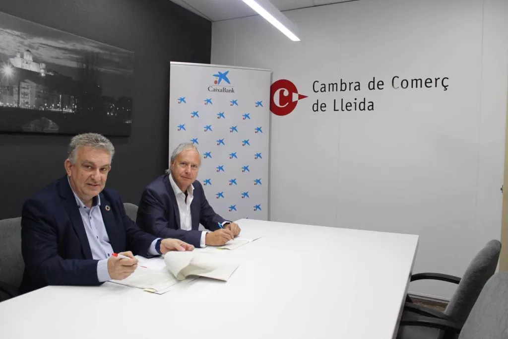La Cambra de Comerç de Lleida i CaixaBank renoven l’acord per incrementar la competitivitat de les empreses