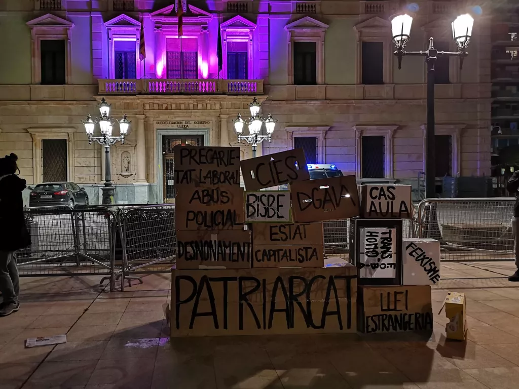 ⏯️ Lleida surt al carrer per reivindicar un 8M feminista i anticapitalista