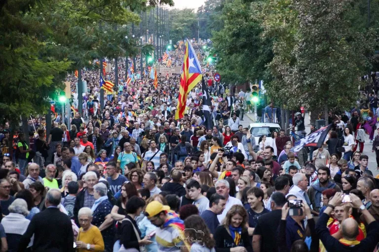 #VagaGeneral18O: Mobilització històrica a Lleida contra la sentència