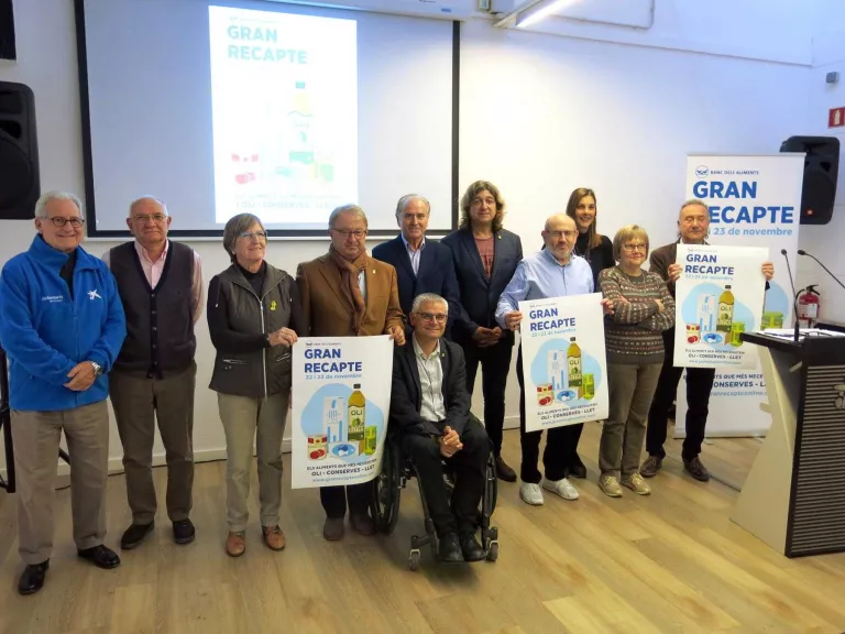 El Gran Recapte d'Aliments torna divendres i dissabte amb el repte de recollir 320.000 quilos d'aliments