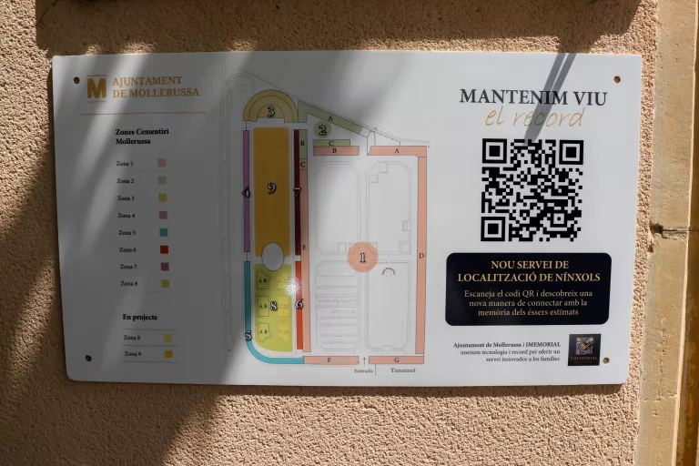 Mollerussa posa en marxa una plataforma pionera per gestionar i preservar la memòria dels difunts