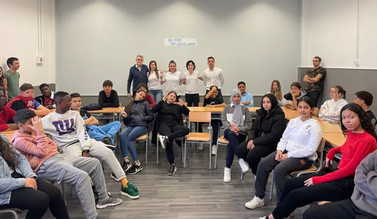 Impulsem Esport Dones acosta l'experiència de l'atleta Erika Sellart a l'alumnat de Lleida