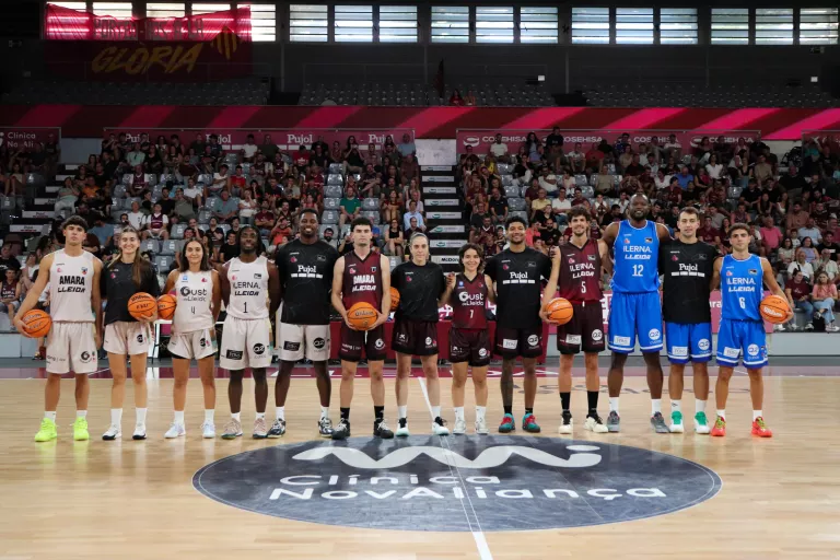 El Força Lleida dona el tret de sortida a la temporada amb una gran festa al Barris Nord