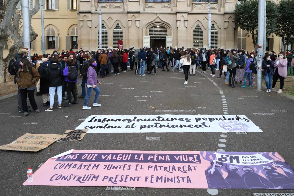 ⏯️ Lleida surt al carrer per reivindicar un 8M feminista i anticapitalista