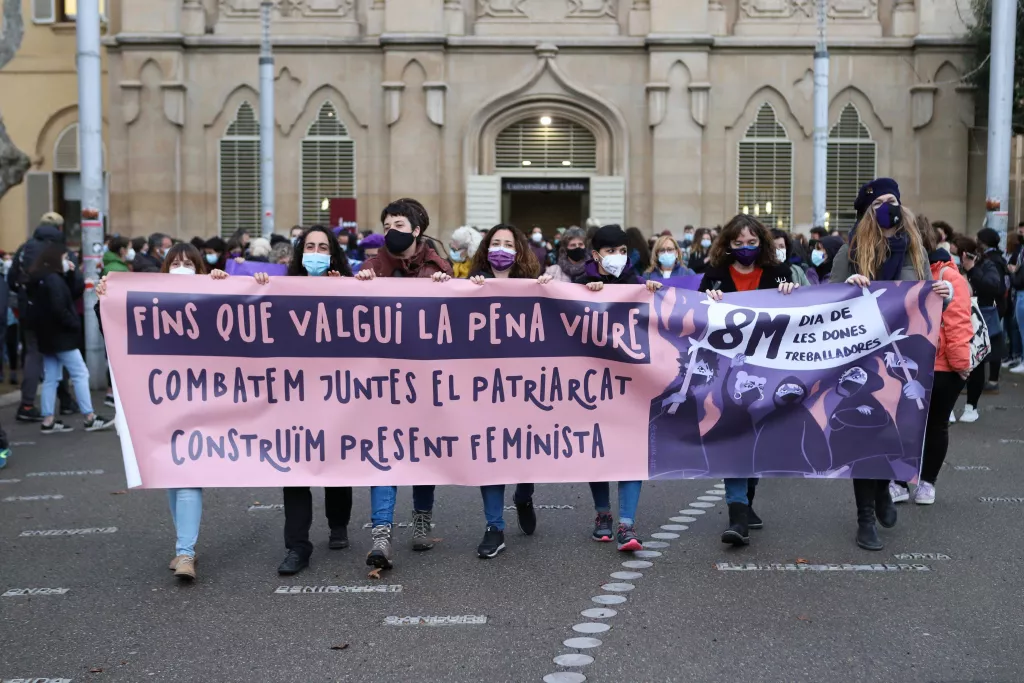 ⏯️ Lleida surt al carrer per reivindicar un 8M feminista i anticapitalista