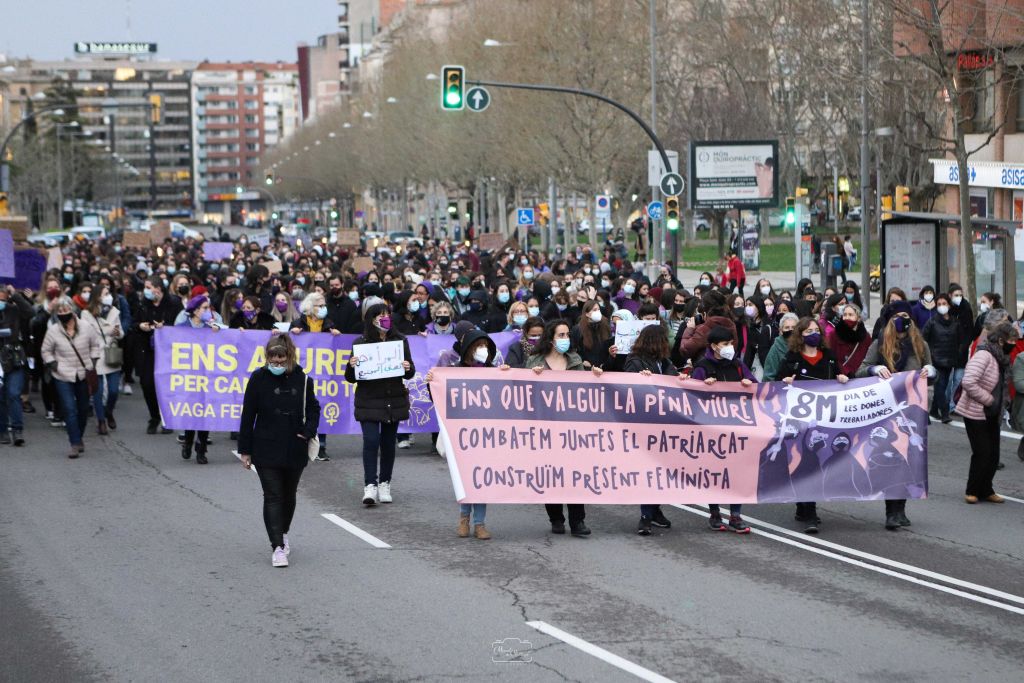 ⏯️ Lleida surt al carrer per reivindicar un 8M feminista i anticapitalista