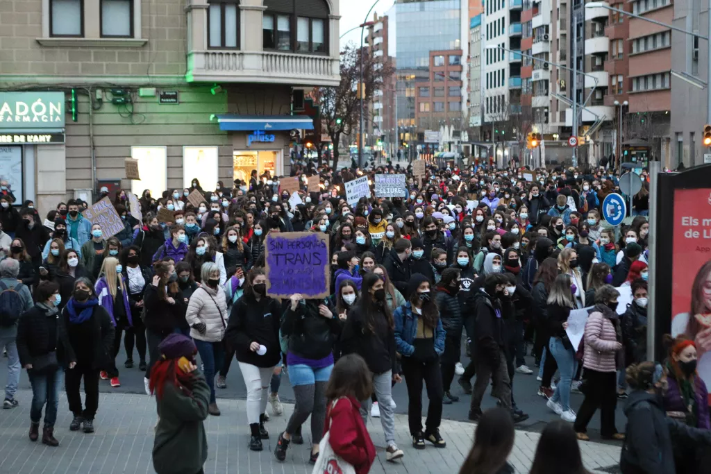 ⏯️ Lleida surt al carrer per reivindicar un 8M feminista i anticapitalista