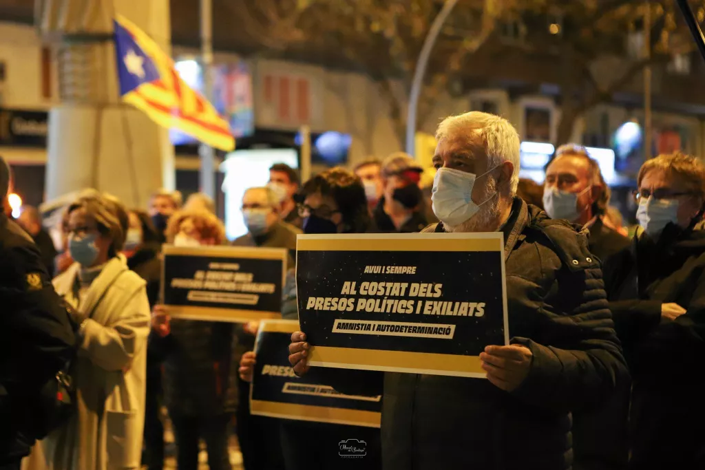 ⏯️ Protesta a Lleida contra l'anul·lació del tercer grau als presos