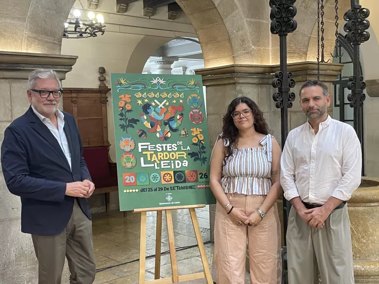 El cartell de les Festes de la Tardor combina modernisme català i cultura popular