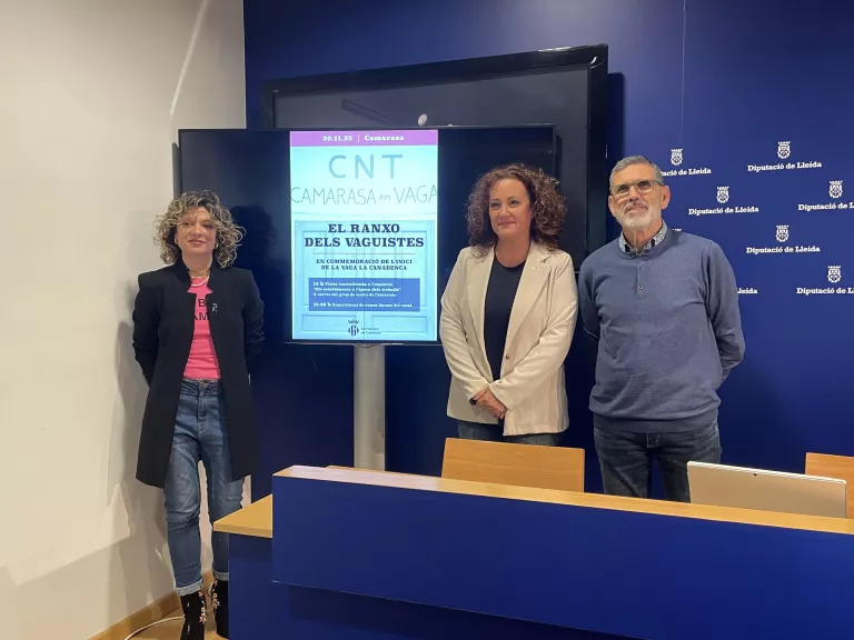 El Ranxo de vaguistes de Camarasa recorda la fita laboral de vuit hores amb una visita teatralitzada