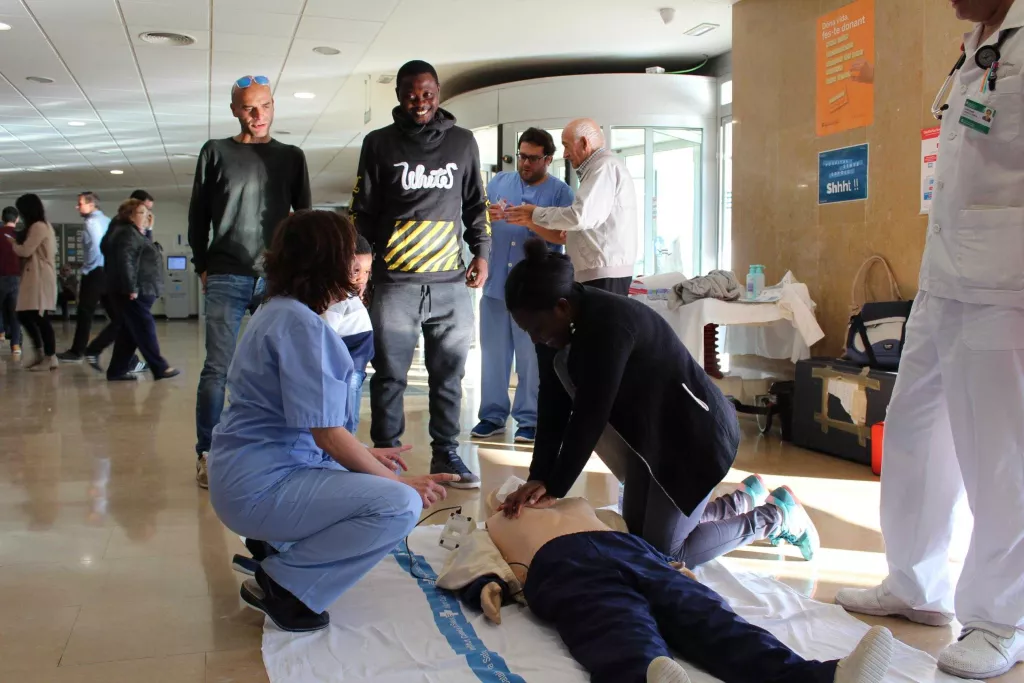 L’Arnau de Vilanova forma la ciutadania en tècniques de reanimació cardiopulmonar
