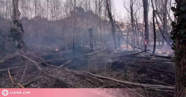 Controlat l'incendi de Camarasa