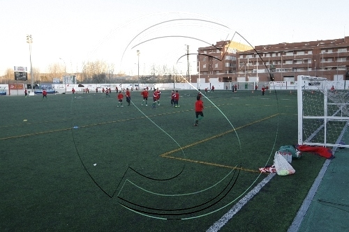 El camp municipal de la Unió Esportiva Bordeta estrena nova gespa artificial