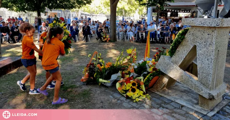 La Diada a Mollerussa, glossada per l’escriptor i dinamitzador cultural Creu Sant Jordi, Antoni Gelonch