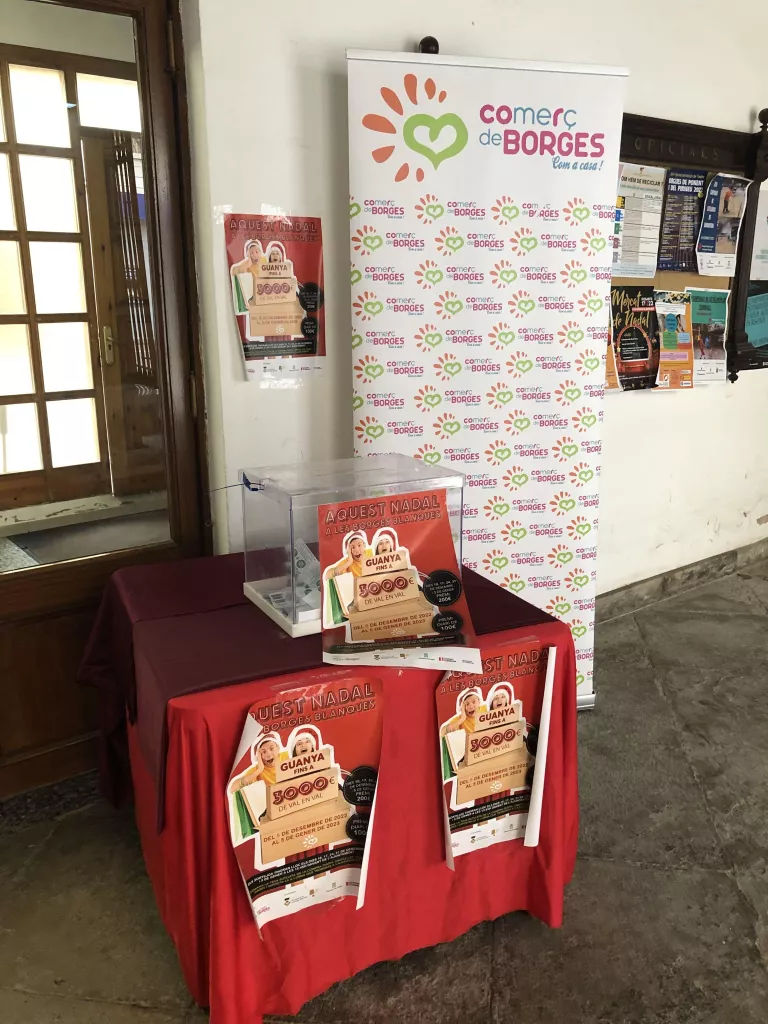L'Agrupació de Comerciants de les Borges repartirà 3.000 euros en vals aquest Nadal
