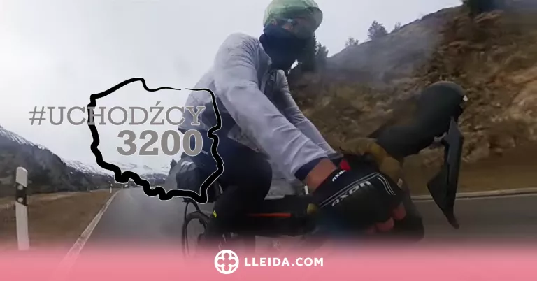 ⏯️ Un lleidatà recorrerà 3.200 quilòmetres en bici pels refugiats