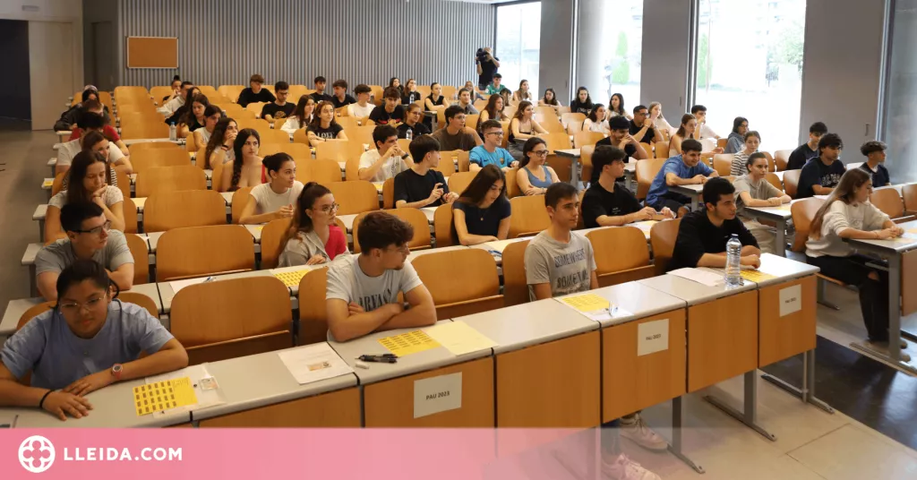 ⏯️ Comença la selectivitat per a 2.390 estudiants de Ponent i l'Alt Pirineu i Aran