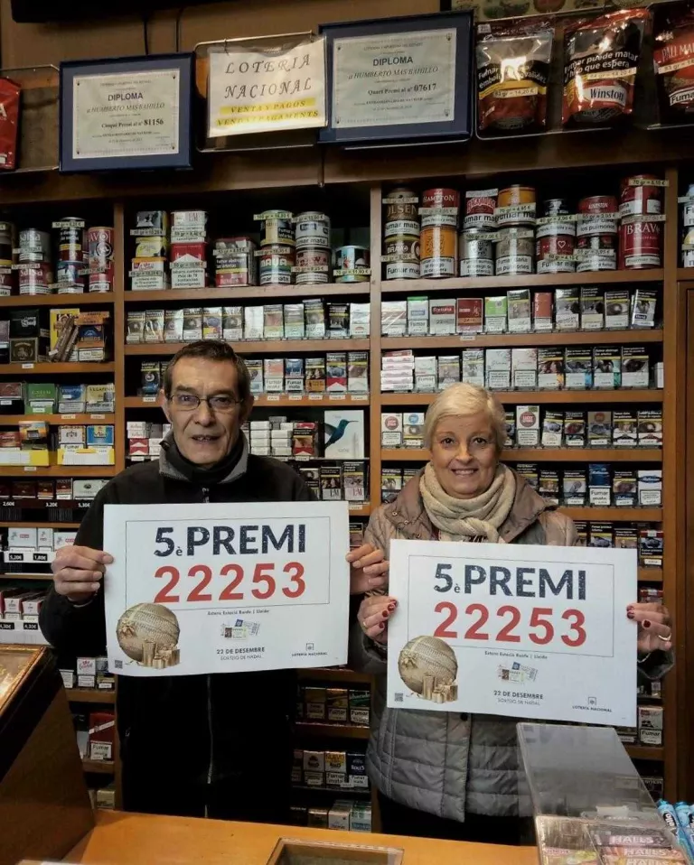 Lleida, el Pont de Suert i Sort reparteixen premis de la Loteria de Nadal