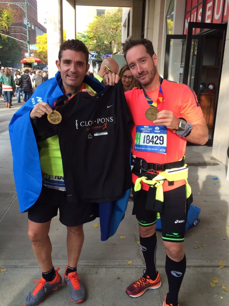 Dos lleidatans corren la Marató de Nova York