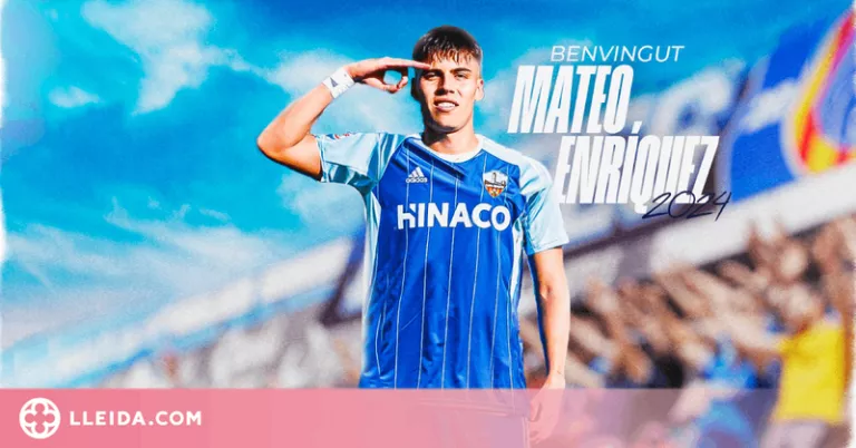 Mateo Enríquez Luna, nou fitxatge del Lleida Esportiu