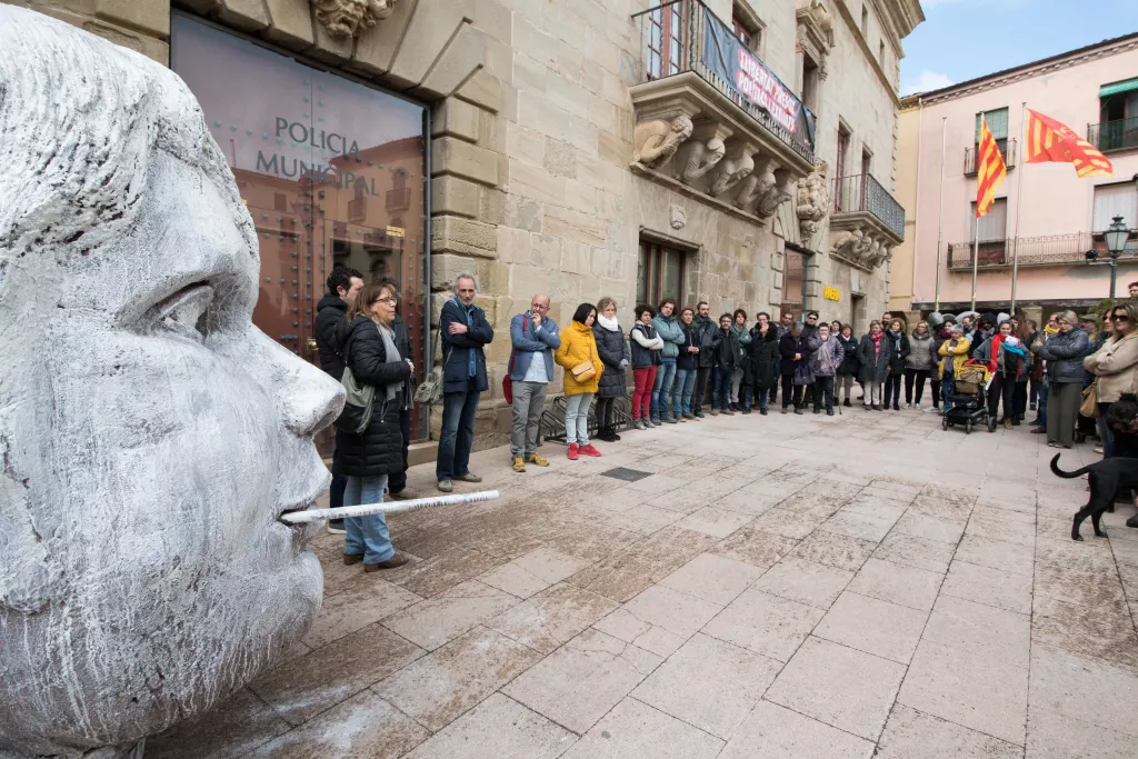 Cervera clou ‘Mènsula’, el diàleg amb el patrimoni, amb més d’un miler de visitants
