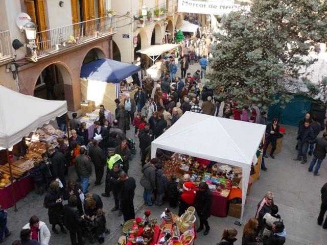 Agramunt adapta el Mercat de Nadal a la pandèmia