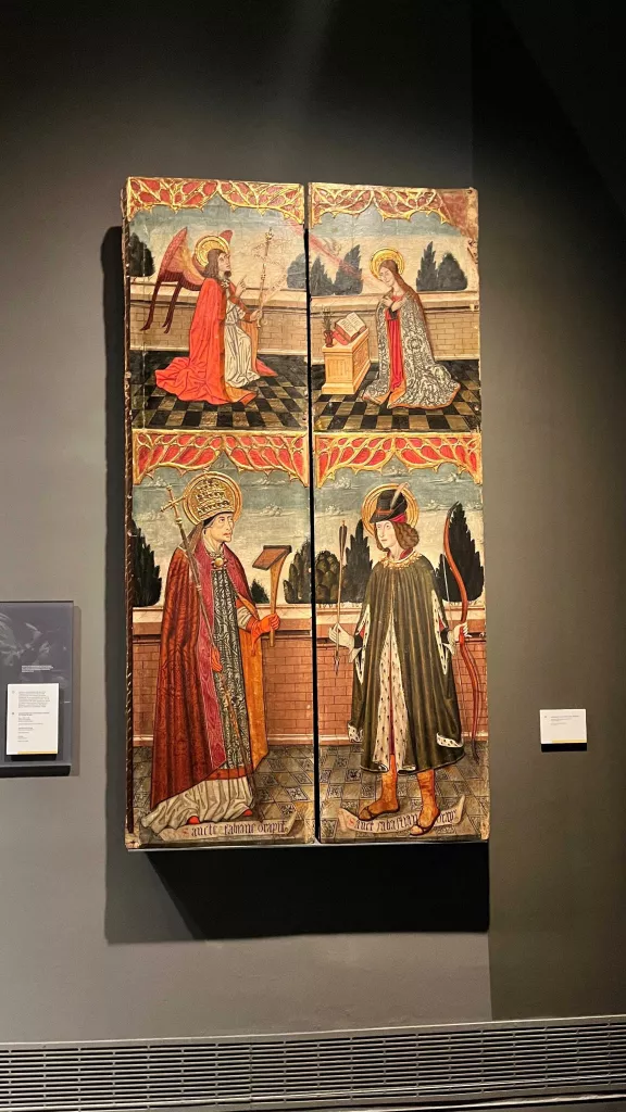 El Museu de Lleida rep dues taules gòtiques del Mestre de Vielha adquirides per la Diputació