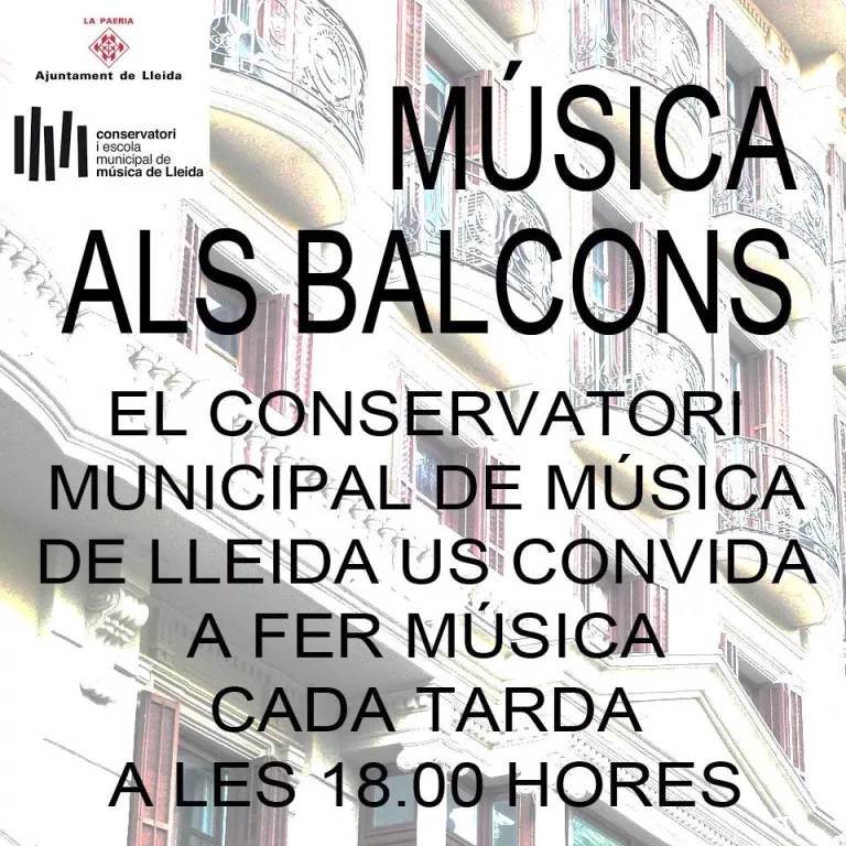 Música als balcons de Lleida