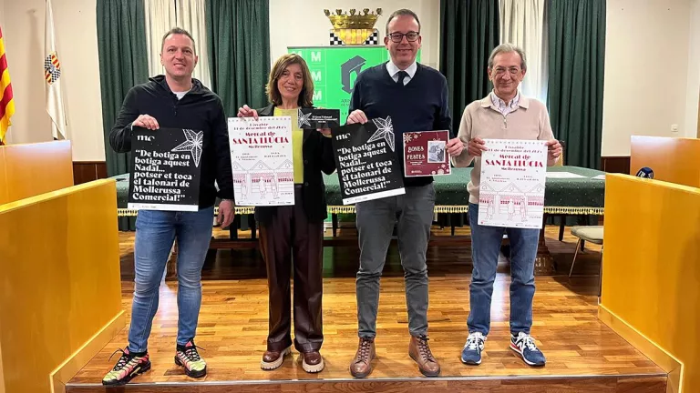 Rècord de parades al Mercat de Santa Llúcia de Mollerussa