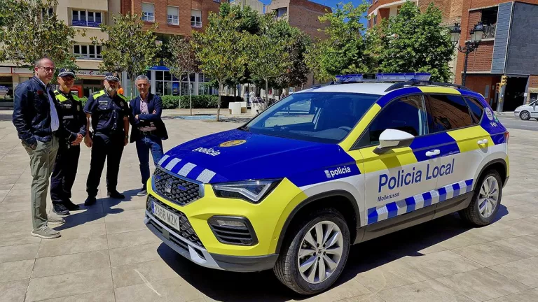 La Policia Local de Mollerussa incorpora un nou cotxe amb desfibril·lador