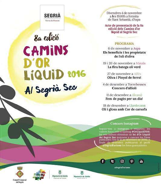 Tret de sortida a una nova edició dels camins d'or líquid