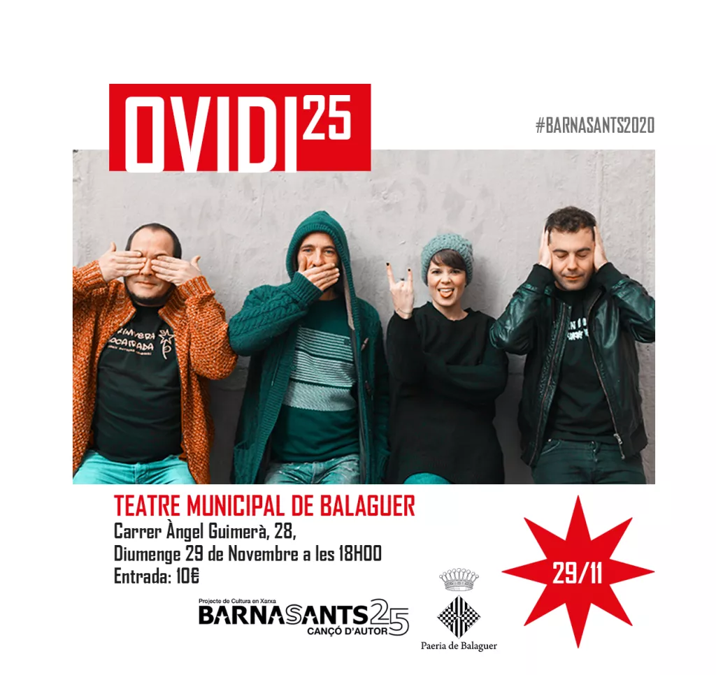 Balaguer ret homenatge a Ovidi Montllor aquest diumenge