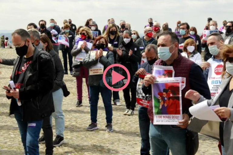 ⏯️ Concentració a Lleida contra la crisi del coronavirus i per reclamar la formació d'un nou Govern