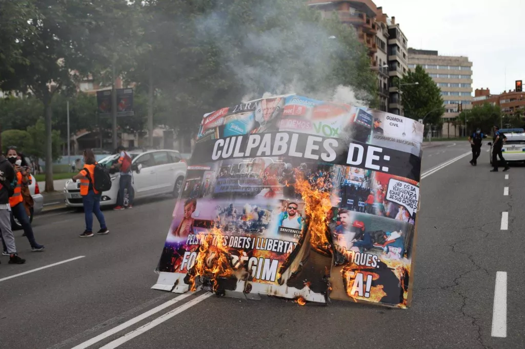 ⏯️ Manifestació a Lleida pels tres mesos de l’empresonament de Hasel