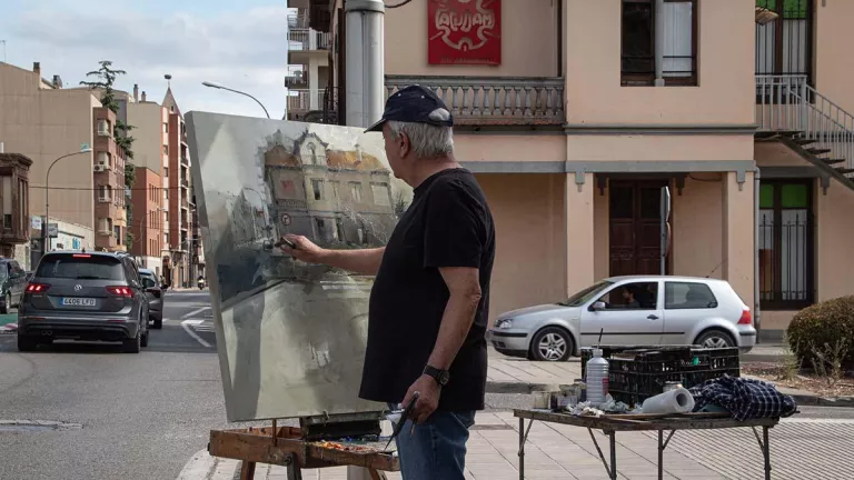 Els edificis d’Acudam centren el Concurs de Pintura Ràpida de Mollerussa