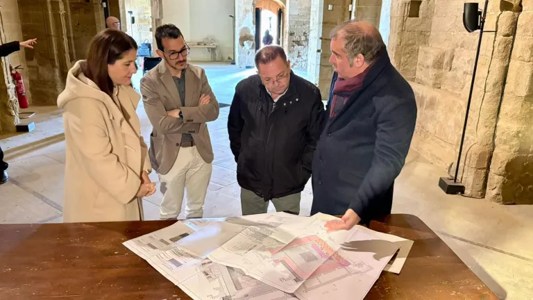 Finalitzen les obres de restauració de les pintures murals del monestir d’Avinganya