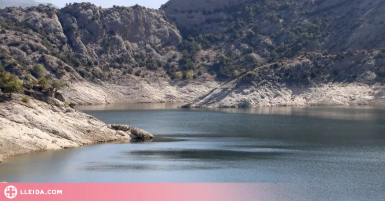 L'embassament de Rialb manté les reserves i el d'Oliana perd el 3% de les seves en els darrers deu dies