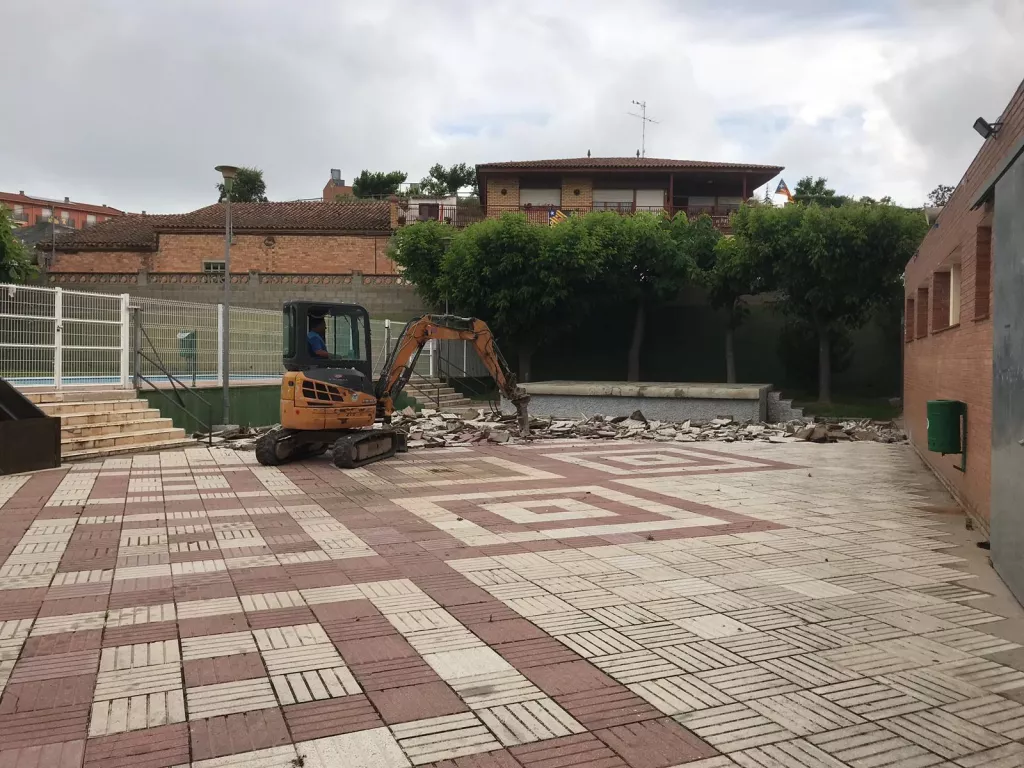 Corbins inicia les obres de millora de les piscines, proposta escollida als primers pressupostos participatius