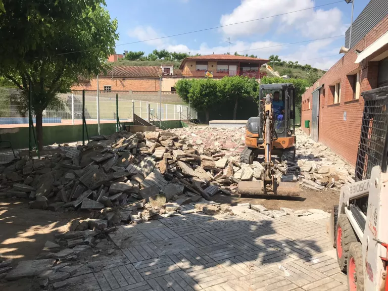 Corbins inicia les obres de millora de les piscines, proposta escollida als primers pressupostos participatius
