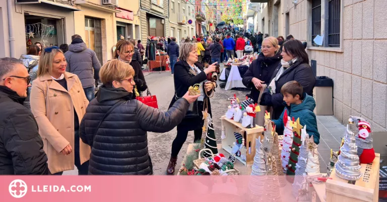 El Mercat de Nadal d’Almenar acull més de 800 persones
