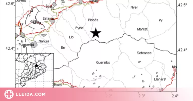 Es percep un petit sisme als Pirineus Orientals