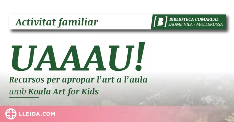 La biblioteca de Mollerussa acull la presentació de 'UAAAU', el llibre que apropa l'art a les aules